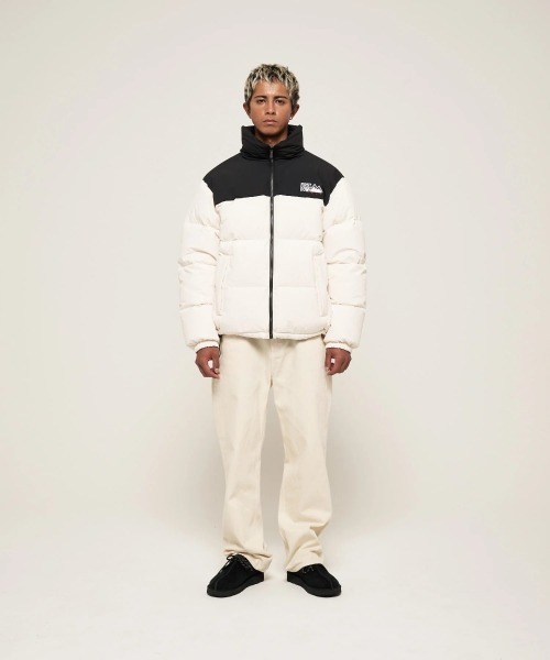 FIRST DOWN(ファーストダウン)の「FIRST DOWN BUBBLE DOWN JKT MICROFT(R)(ファーストダウン バブルダウンジャケット マイクロフト)(ダウンジャケット/コート・メンズ・パープル/マスタード/ベージュ系/ホワイト・SMALL/MEDIUM/LARGE/X-LARGE/XX-LARGE)」の6枚目の写真