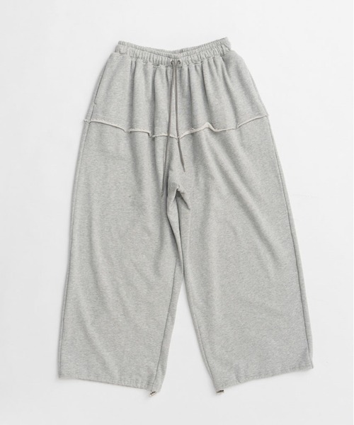 PRANK PROJECT（プランクプロジェクト）の「ボリュームギャザースウェットパンツ / Volume Gather Sweat Pants（スウェットパンツ・レディース・チャコールグレー/グレー/ホワイト・36/38）」の20枚目の写真