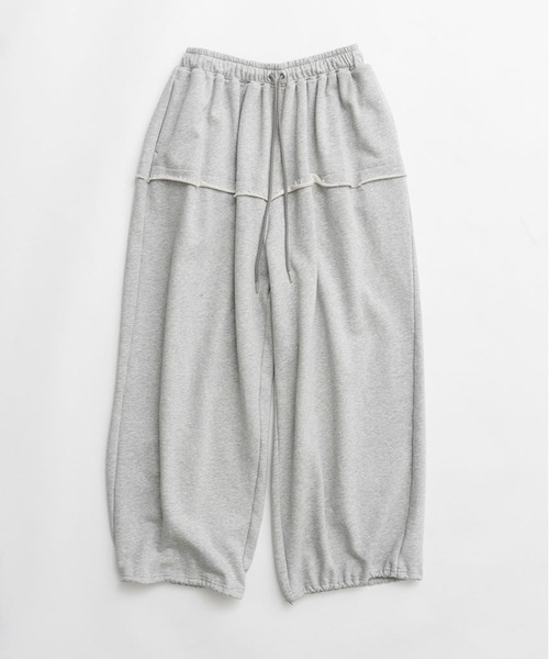 PRANK PROJECT（プランクプロジェクト）の「ボリュームギャザースウェットパンツ / Volume Gather Sweat Pants（スウェットパンツ・レディース・チャコールグレー/グレー/ホワイト・36/38）」の22枚目の写真