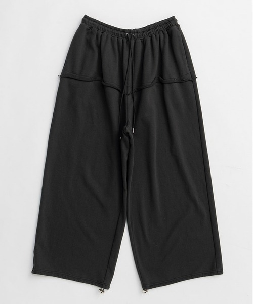 PRANK PROJECT（プランクプロジェクト）の「ボリュームギャザースウェットパンツ / Volume Gather Sweat Pants（スウェットパンツ・レディース・チャコールグレー/グレー/ホワイト・36/38）」の19枚目の写真