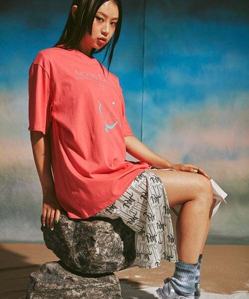 MIMICAWE（ミミカウィ）の「ムンスタープリントTシャツ/ピンク（Tシャツ/カットソー・レディース・その他・FREE）」の3枚目の写真
