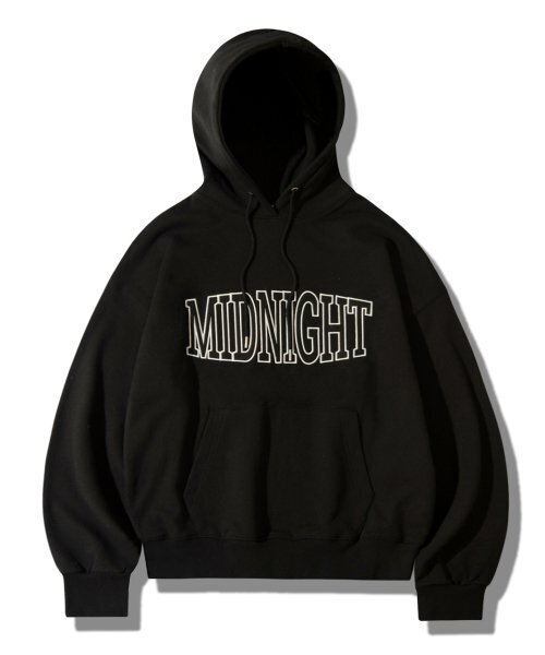 UNLC(ユーエヌエルシー)の「ミッドナイトアップリケフード(ブラック)(パーカー・メンズ・その他・LARGE/MEDIUM/X-LARGE)」の1枚目の写真