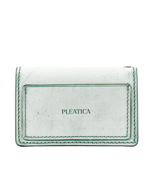 PLEATICA（プリティカ）の「Remember Card Business Card Holder White Green / Italian Vegetable Leather（札入れ/マネークリップ）」