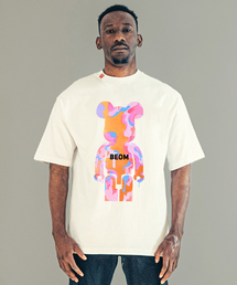 BEOM（ボム）の「メルティングベアブリック オーバーサイズTシャツ ホワイト（Tシャツ/カットソー）」