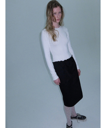 LLL DESIGN STUDIO（lllデザインスタジオ）の「Lace Smoke Skirt_Black（スカート）」