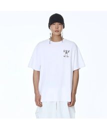 71TO96（チル ハナ トゥ グユク）の「Keyring Overfit T-Shirt (White)（Tシャツ/カットソー）」
