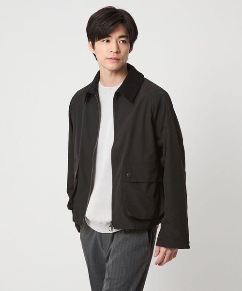 バブアー　スペイジャケット　ブラック アバハウス ABAHOUSE 【BARBOUR / バブアー】ワックス スペイ