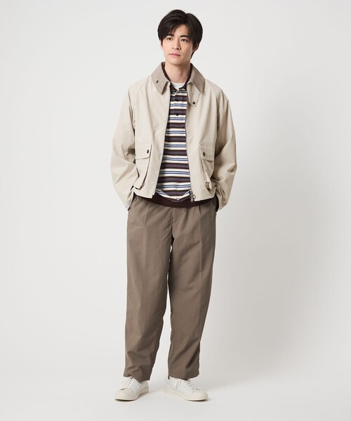 Barbour（バブアー）の「【別注】＜Barbour＞スペイ カスタム ジャケット（ブルゾン・メンズ・ブラック/ライトグレー・M/L/XL）」の7枚目の写真