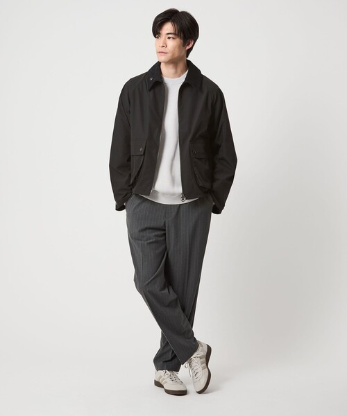 Barbour（バブアー）の「【別注】＜Barbour＞スペイ カスタム ジャケット（ブルゾン・メンズ・ブラック/ライトグレー・M/L/XL）」の10枚目の写真