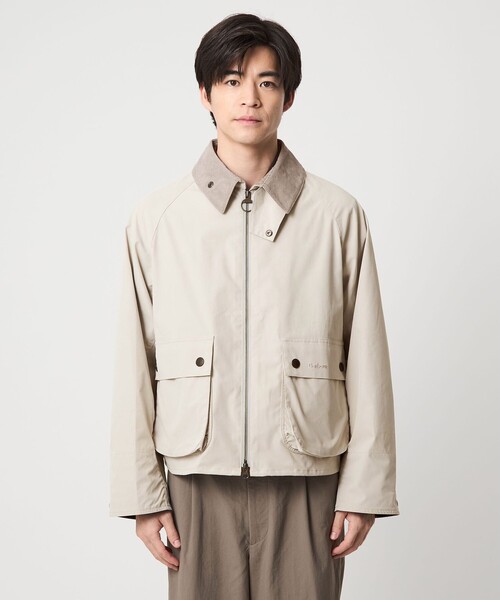 Barbour（バブアー）の「【別注】＜Barbour＞スペイ カスタム ジャケット（ブルゾン・メンズ・ブラック/ライトグレー・M/L/XL）」の12枚目の写真