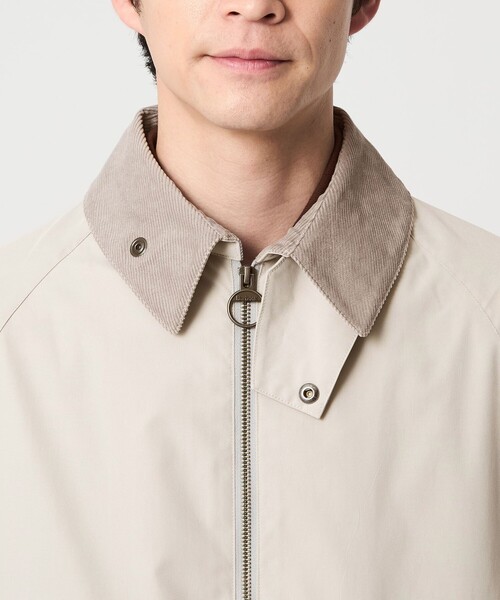Barbour（バブアー）の「【別注】＜Barbour＞スペイ カスタム ジャケット（ブルゾン・メンズ・ブラック/ライトグレー・M/L/XL）」の15枚目の写真