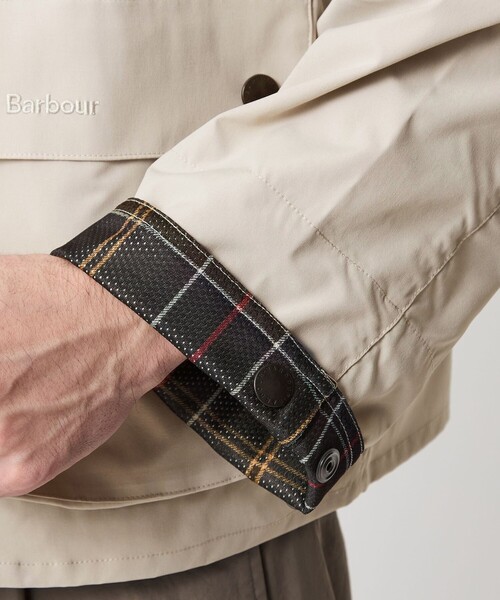 Barbour（バブアー）の「【別注】＜Barbour＞スペイ カスタム ジャケット（ブルゾン・メンズ・ブラック/ライトグレー・M/L/XL）」の16枚目の写真