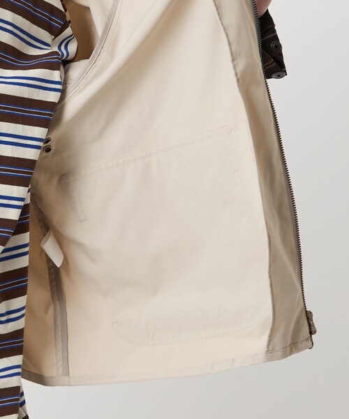 Barbour（バブアー）の「【別注】＜Barbour＞スペイ カスタム ジャケット（ブルゾン・メンズ・ブラック/ライトグレー・M/L/XL）」の22枚目の写真