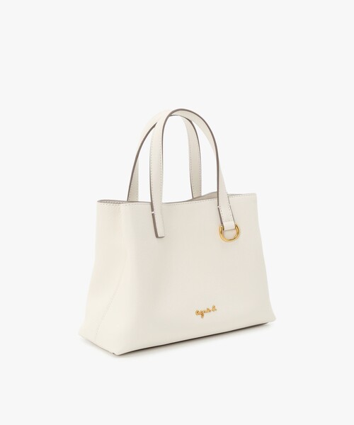 agnes b.(アニエスベー)の「レザー 2way スモール トートバッグ "Christelle" ABS01-02(トートバッグ・レディース・ホワイト系その他・FREE)」の5枚目の写真