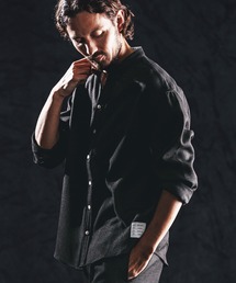 wjk reluxe（ダブルジェーケーリラックス）の「ms6364-linen like V neck LS shirts シャツ(WR26S-15)（シャツ/ブラウス）」