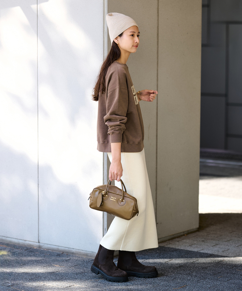 FRAMeWORK（フレームワーク）の「PRINT スウェット（スウェット・レディース・アイボリー/ダークグリーン/ブルー/ブラウン・FREE）」の19枚目の写真