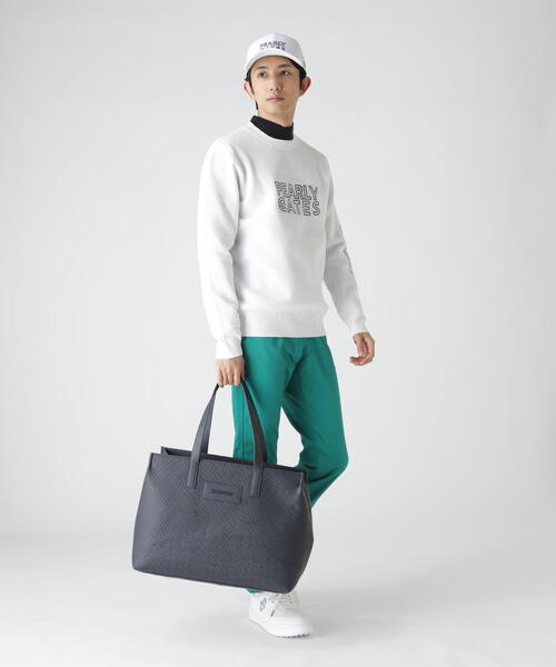 PEARLY GATES（パーリーゲイツ）の「【PEARLY GATES】追加色ＢＡＳＩＣロッカーＢＡＧ（トートバッグ・レディース・グレー系その他/ダークインディゴブルー・FREE）」の13枚目の写真