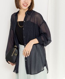 セール】【追加】ウォッシャブルシアースキッパータックブラウス