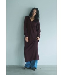 marjour | HOODED KNIT ONEPIECE(ワンピース)