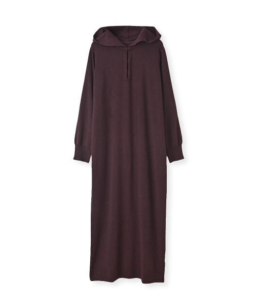 marjour（マージュール）の「HOODED KNIT ONEPIECE（ワンピース・レディース・ブラウン・M）」の19枚目の写真