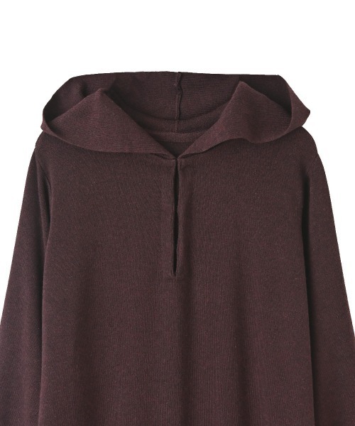 marjour（マージュール）の「HOODED KNIT ONEPIECE（ワンピース・レディース・ブラウン・M）」の21枚目の写真