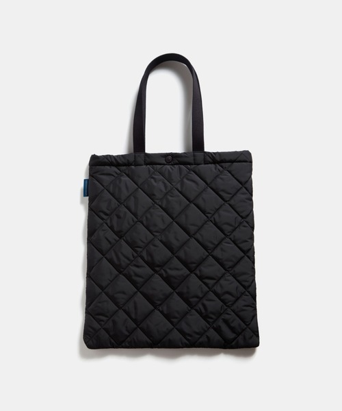 LAVENHAM（ラベンハム）の「Quilted Tote Bag / キルテッド トート バッグ（トートバッグ・メンズ・グリーン系その他/ダークブラック・ONE SIZE）」の8枚目の写真