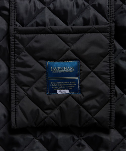 LAVENHAM（ラベンハム）の「Quilted Tote Bag / キルテッド トート バッグ（トートバッグ・メンズ・グリーン系その他/ダークブラック・ONE SIZE）」の11枚目の写真
