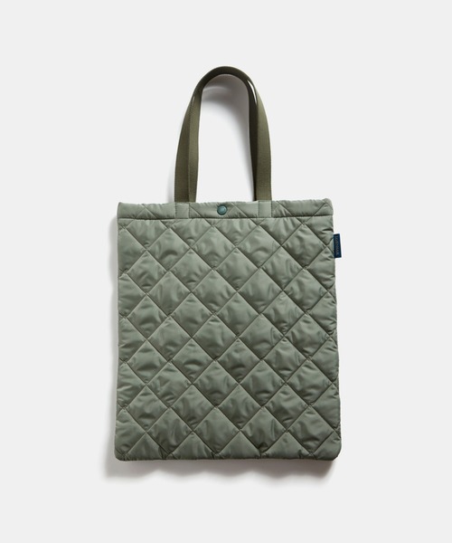 LAVENHAM（ラベンハム）の「Quilted Tote Bag / キルテッド トート バッグ（トートバッグ・メンズ・グリーン系その他/ダークブラック・ONE SIZE）」の12枚目の写真