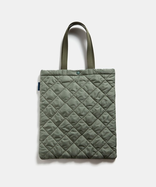 LAVENHAM（ラベンハム）の「Quilted Tote Bag / キルテッド トート バッグ（トートバッグ・メンズ・グリーン系その他/ダークブラック・ONE SIZE）」の13枚目の写真