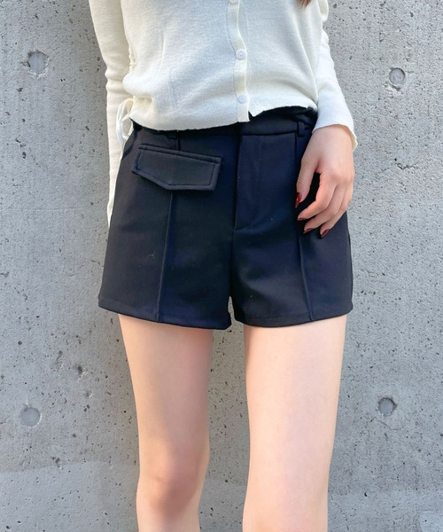 3.3 Field Trip (3.3フィールドトリップ)の「3.3 Field Trip/ストレッチタイトショートパンツ(その他パンツ・レディース・ブラック/グレー・MEDIUM/SMALL)」の7枚目の写真