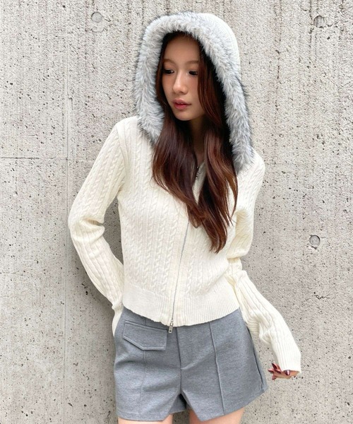 3.3 Field Trip (3.3フィールドトリップ)の「3.3 Field Trip/ストレッチタイトショートパンツ(その他パンツ・レディース・ブラック/グレー・MEDIUM/SMALL)」の20枚目の写真