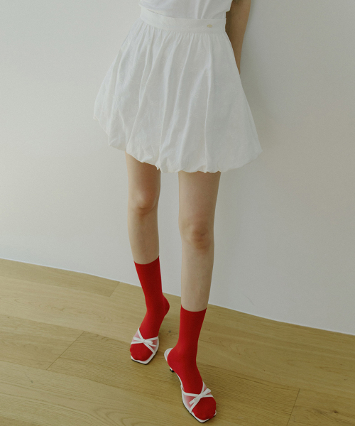 REORG(リオルグ)の「WOI バルーンミニスカート ホワイト(スカート・レディース・その他・SMALL/MEDIUM)」の1枚目の写真