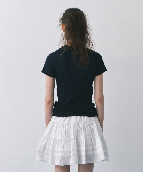 MAIS(マイス)の「HENRY SHORT SLEEVE TEE / DARK NAVY(Tシャツ/カットソー・レディース・ダークネイビー・FREE)」の5枚目の写真