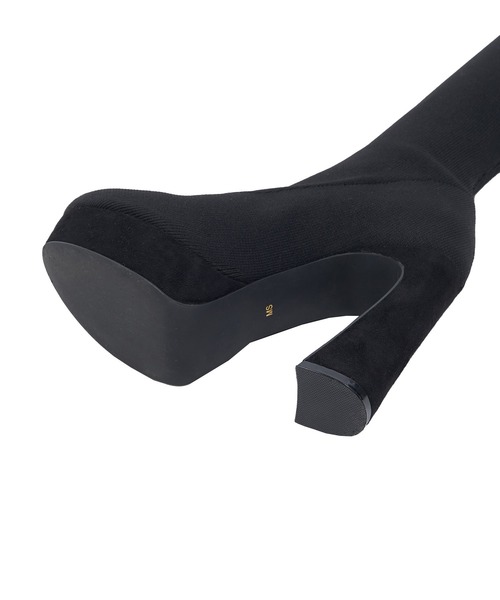 SPIRALGIRL（スパイラルガール）の「美脚ニーハイブーツ（ブーツ・レディース・ブラック・SMALL/MEDIUM）」の19枚目の写真