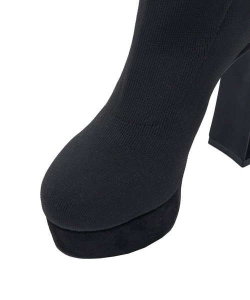 SPIRALGIRL（スパイラルガール）の「美脚ニーハイブーツ（ブーツ・レディース・ブラック・SMALL/MEDIUM）」の16枚目の写真