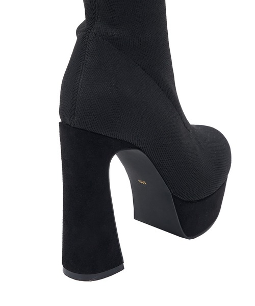 SPIRALGIRL（スパイラルガール）の「美脚ニーハイブーツ（ブーツ・レディース・ブラック・SMALL/MEDIUM）」の20枚目の写真