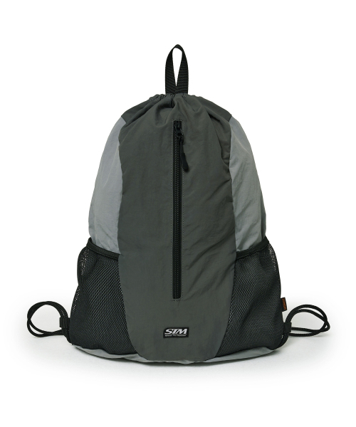 BROWNBREATH(ブラウンブレス)の「STM GYM SACK V.2 - GREY(バックパック/リュック・レディース・その他・ONE SIZE)」の1枚目の写真