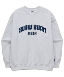 NOTHINGISBETTERTHANME（ナッシングイズベターザンミー）の「DENIM LETTERING SWEATSHIRT_white grey（スウェット）」