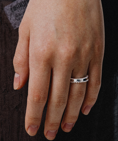 SCALETTO(スカーレット)の「WS015 Ball Guard Plain Ring(リング・レディース・シルバー・FREE)」の4枚目の写真