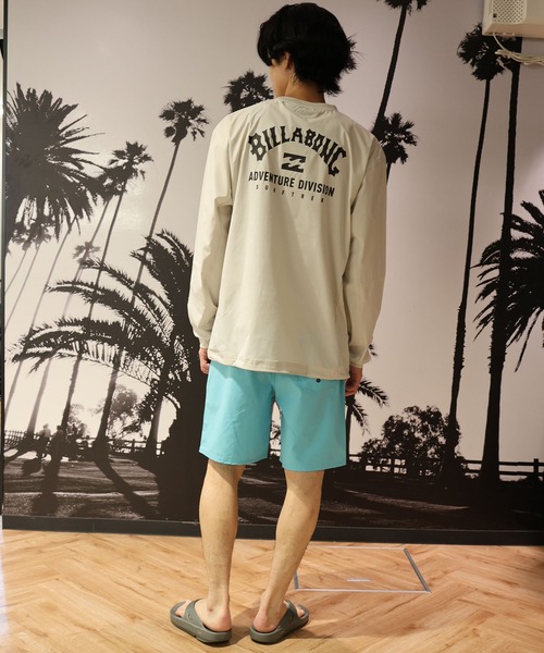BILLABONG(ビラボン)の「BILLABONG/ビラボン 長袖 ラッシュ ロンT ユーティリティー バックプリント BG011877(Tシャツ/カットソー・メンズ・ブルーグレー/ブラック・M/XL/L)」の11枚目の写真
