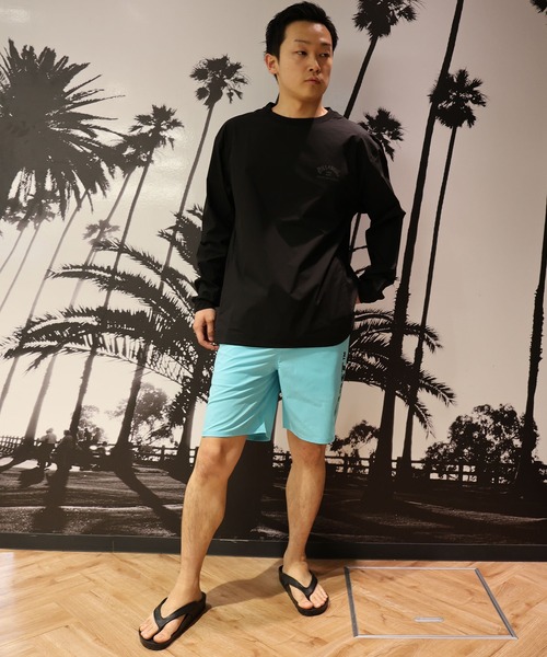 BILLABONG(ビラボン)の「BILLABONG/ビラボン 長袖 ラッシュ ロンT ユーティリティー バックプリント BG011877(Tシャツ/カットソー・メンズ・ブルーグレー/ブラック・M/XL/L)」の4枚目の写真