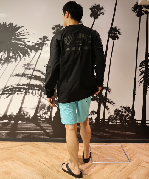 BILLABONG(ビラボン)の「BILLABONG/ビラボン 長袖 ラッシュ ロンT ユーティリティー バックプリント BG011877(Tシャツ/カットソー・メンズ・ブルーグレー/ブラック・M/XL/L)」の5枚目の写真
