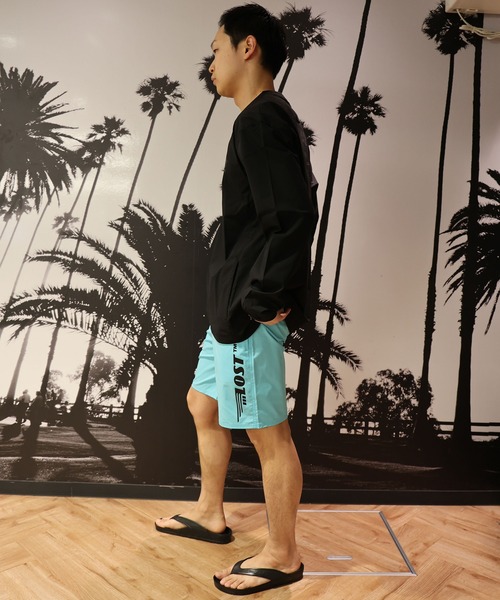 BILLABONG(ビラボン)の「BILLABONG/ビラボン 長袖 ラッシュ ロンT ユーティリティー バックプリント BG011877(Tシャツ/カットソー・メンズ・ブルーグレー/ブラック・M/XL/L)」の6枚目の写真