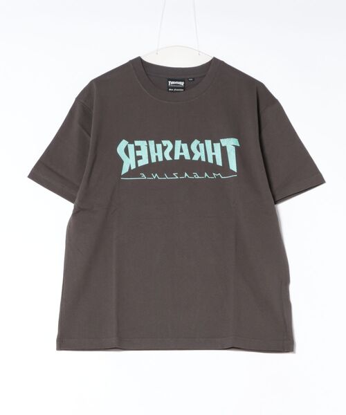 THRASHER(スラッシャー)の「THRASHER/スラッシャー 半袖 Tシャツ レディース プリントSSTEE ムラサキ限定 262TH2ST085(Tシャツ/カットソー・レディース・ピンク/グリーン/ホワイト/グレー・FREE)」の18枚目の写真