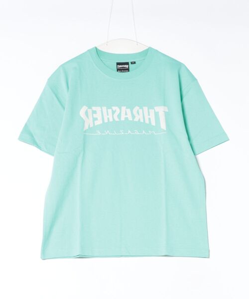 THRASHER(スラッシャー)の「THRASHER/スラッシャー 半袖 Tシャツ レディース プリントSSTEE ムラサキ限定 262TH2ST085(Tシャツ/カットソー・レディース・ピンク/グリーン/ホワイト/グレー・FREE)」の13枚目の写真