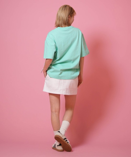 THRASHER(スラッシャー)の「THRASHER/スラッシャー 半袖 Tシャツ レディース プリントSSTEE ムラサキ限定 262TH2ST085(Tシャツ/カットソー・レディース・ピンク/グリーン/ホワイト/グレー・FREE)」の14枚目の写真