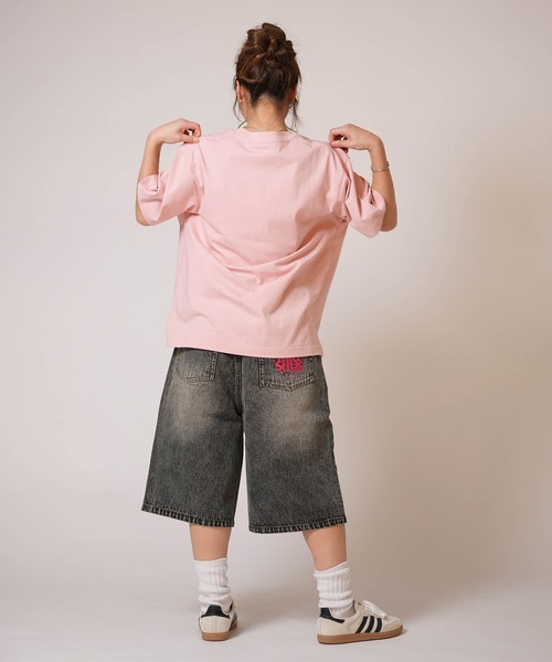 THRASHER(スラッシャー)の「THRASHER/スラッシャー 半袖 Tシャツ レディース プリントSSTEE ムラサキ限定 262TH2ST085(Tシャツ/カットソー・レディース・ピンク/グリーン/ホワイト/グレー・FREE)」の9枚目の写真