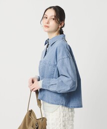 BEAUTY&YOUTH UNITED ARROWS | 【WEB限定】ショート デニムシャツ(シャツ/ブラウス)
