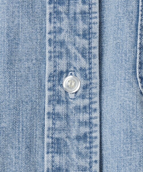 BEAUTY&YOUTH UNITED ARROWS(ビューティーアンドユースユナイテッドアローズ)の「【WEB限定】ショート デニムシャツ(シャツ/ブラウス・レディース・ネイビー/ライトブルー・FREE)」の17枚目の写真