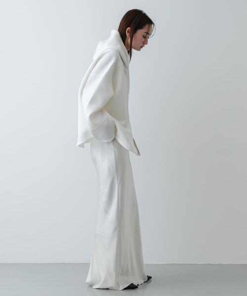 SENSE OF PLACE by URBAN RESEARCH（センスオブプレイスバイアーバンリサーチ）の「コクーンスリーブZIPパーカー（パーカー・レディース・グレー/ブラック/アイボリー・ONE）」の7枚目の写真